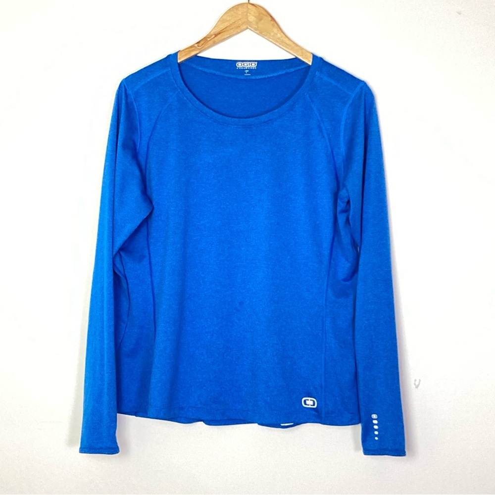 OGIO ENDURANCE Top Women’s Large Blue Athletic Shirt Long Sleeve